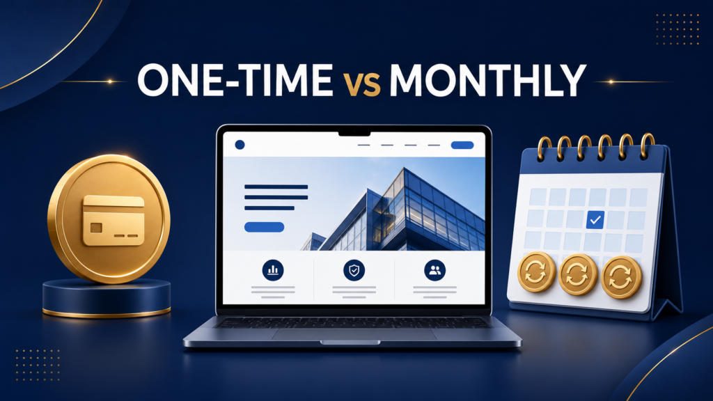 one-time website pricing